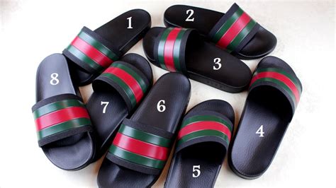 fake kids gucci slides|faux gucci flip flops.